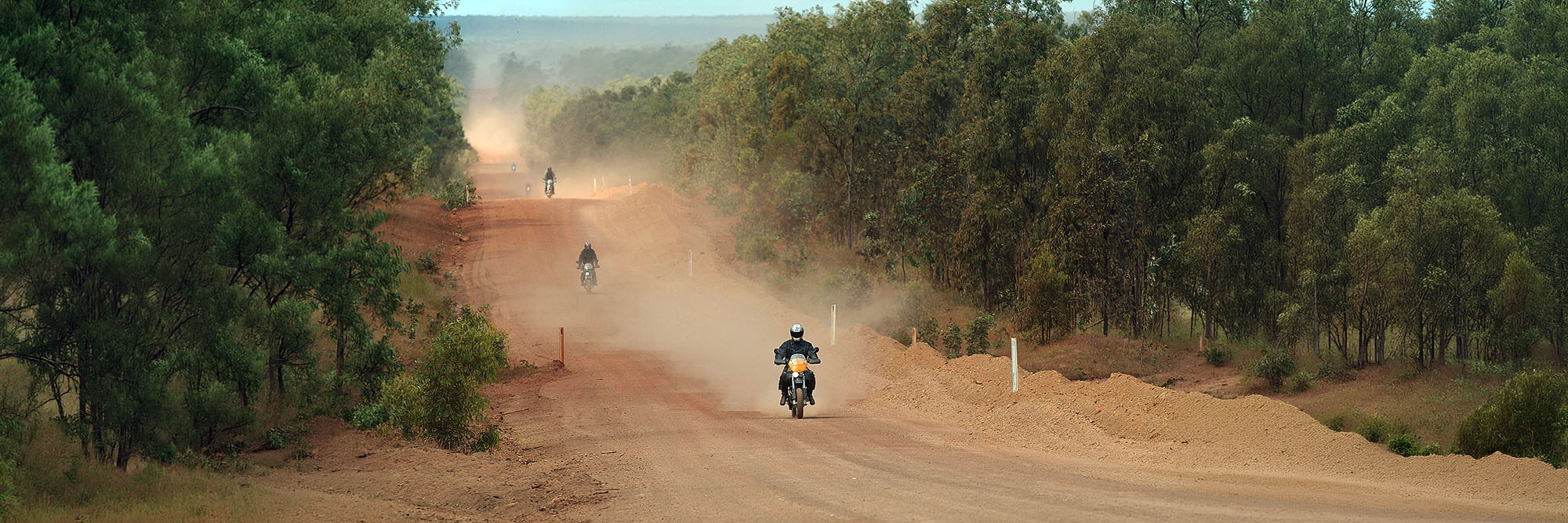Buell Ulysses water crossing in Far North Queensland