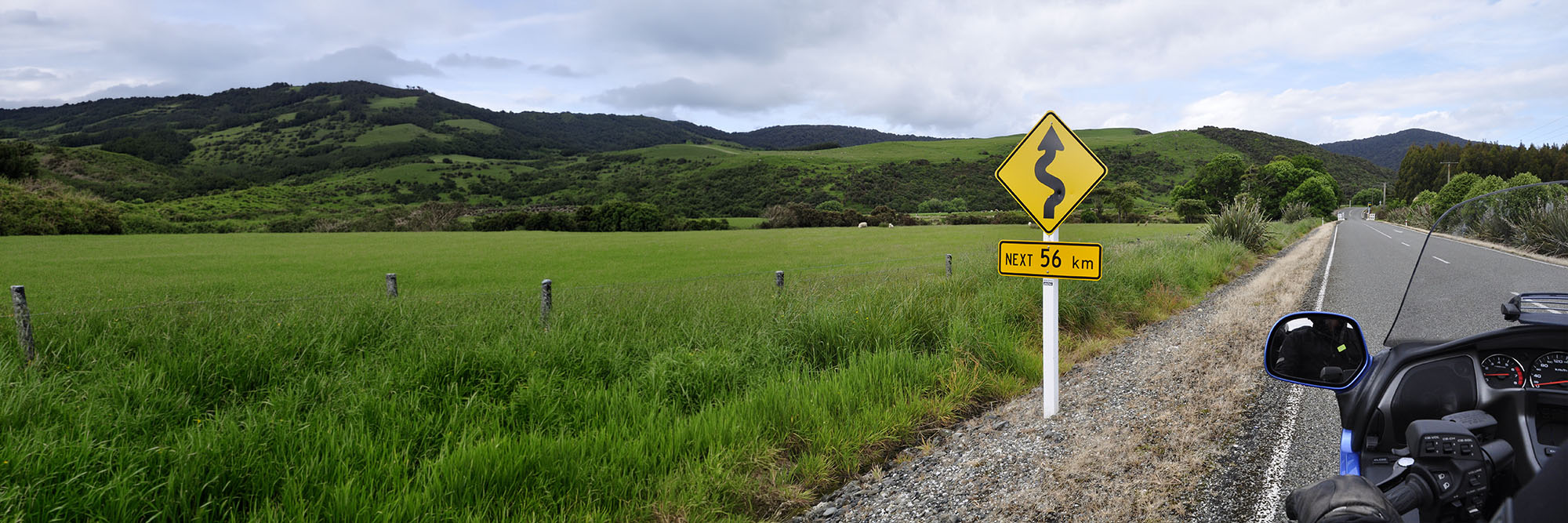 The Catlins coast road
